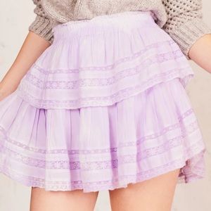 Loveshackfancy ruffle mini skirt